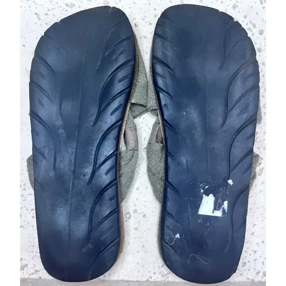 Komodo Bali Helena Green Sandal Organic Cotton & Recycled PU Footbed Size 4 - Picture 12 of 13